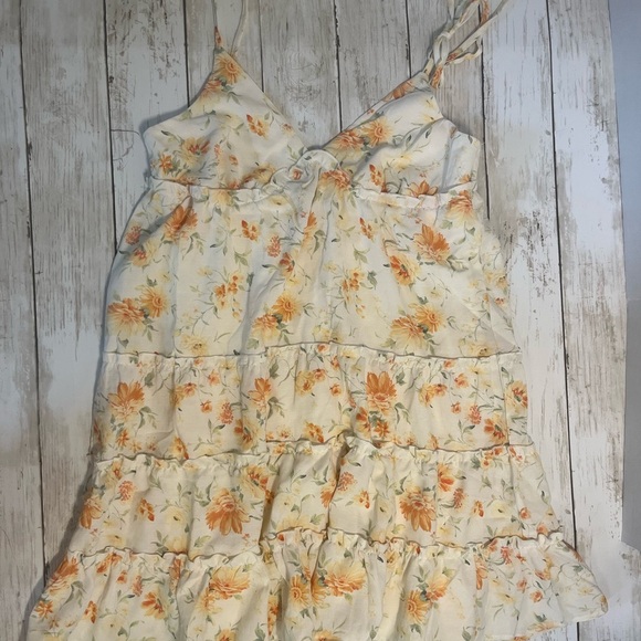 NWT No Comment NY•LA Boutique Floral Sundress slip-on size medium - Picture 2 of 14